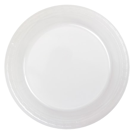 Touch Of Color Clear Plastic Banquet Plates, 10", 240PK 28114131